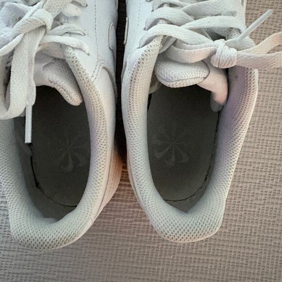 Nike Air Force 1 Low white leather sneakers men size 9 streetwear minimalist - Picture 7 of 10